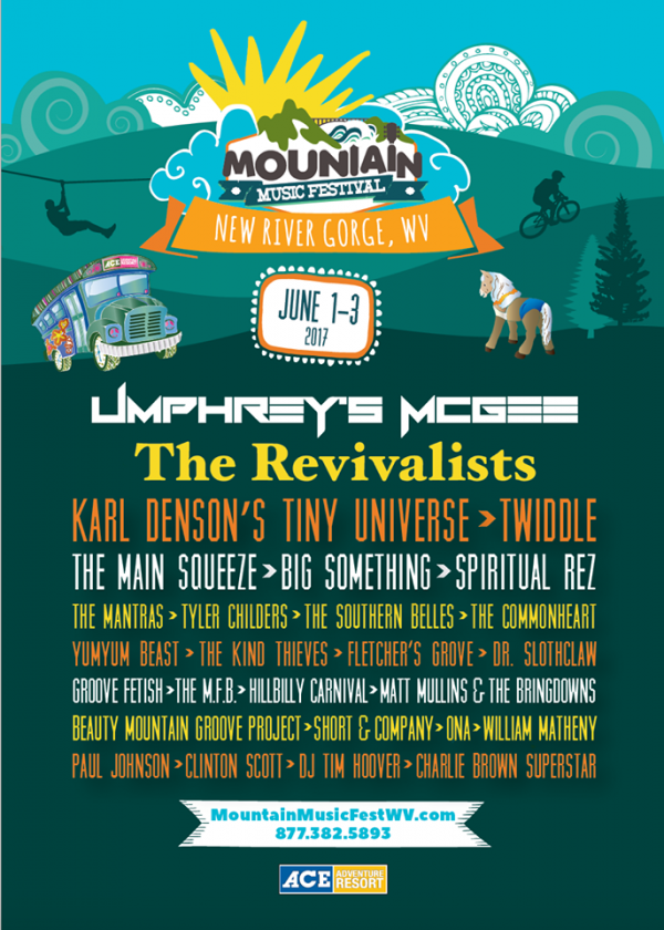 Preview Mountain Music Festival, June 1st3rd, Minden WV The Jamwich