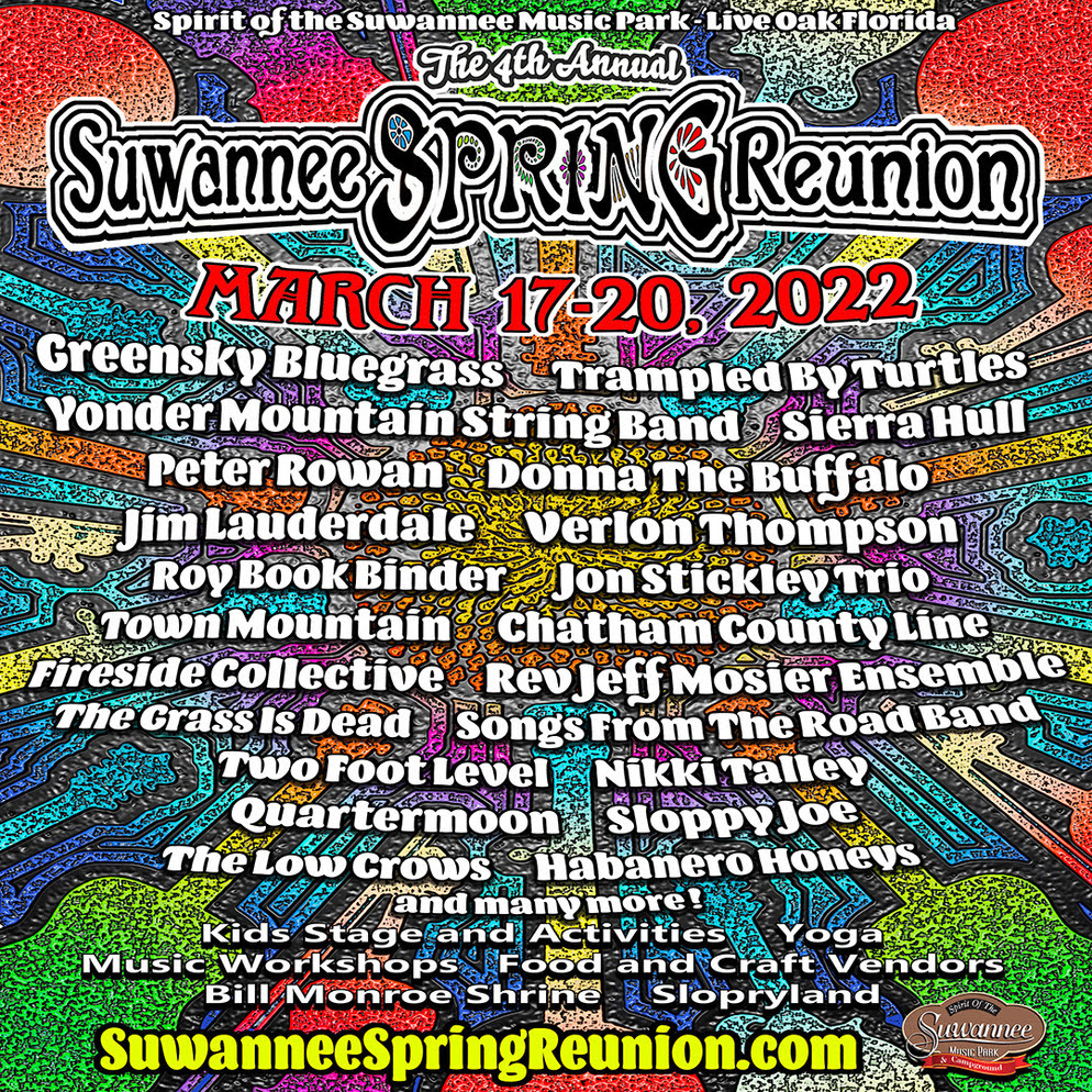 Festival Preview Spirit Of The Suwannee Announces Suwannee Spring